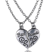 2pc best friend friendship heart-shaped Necklaces Broken Heart Pendant Necklace Gifts For best friends EF8