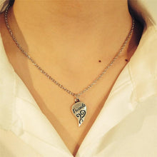2pc best friend friendship heart-shaped Necklaces Broken Heart Pendant Necklace Gifts For best friends EF8
