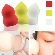 2pc Foundation Sponge Blender Blending Facial Makeup Gourd-Shaped Three-Dimensional Cosmetic Puff Flawless Beauty Powder Puff EF8