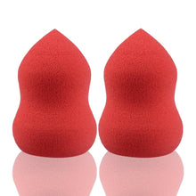 2pc Foundation Sponge Blender Blending Facial Makeup Gourd-Shaped Three-Dimensional Cosmetic Puff Flawless Beauty Powder Puff EF8
