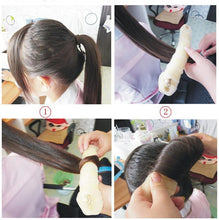 2Pcs Women Ladies Magic Style Hair Styling Tools Buns Braiders Curling Headwear Hair Rope Hair B  Accessories EF8