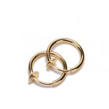 2Pcs Tongue Ring Goth Punk Clip On Fake Piercing Body Nose Lip Rings Hoop Ear Tongue Ring EF8