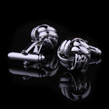 2pc Vintage Men's Stainless Steel Silver Laser Cuff Links Wedding Party Cufflink Men Jewelry EF8