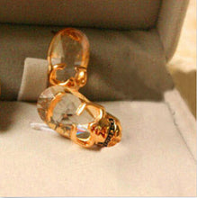 3 Colors Creative Punk Rhinestone Crystal Women Femal Skull Earrings Pierced Stud Earrings Girls Gifts Jewelry EF8