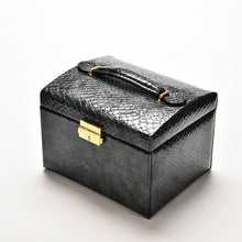 3 Colors Three Layers Jewelry Boxes Makeup Case Jewelry Organizer Carrying Cases with mirror Gifts for Women Girl EF8