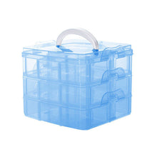 3 Layers Detachable Jewelry Box Transparent Portable Storage Container Organizer Tools Box Case Boxes EF8
