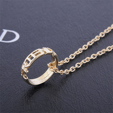 3 Part Best Friend Forever Karma Circle Necklace Infinity Circle Pendants Necklace EF8