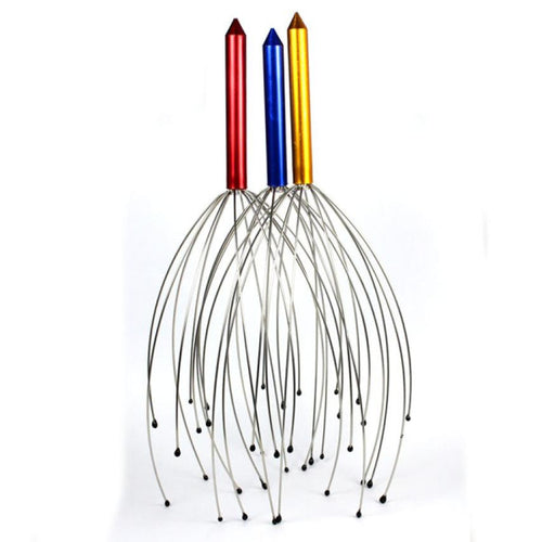 3 Pieces Head Hair Held Scalp Neck Octopus Equipment Stress Release Relax Massager EF8