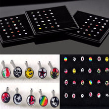 316L Stainless Surgical Steel Nose Piercing Rhinestone Stud MultiStyle Nose Ring Nose Stud Body Jewelry 24pcs or 40pcs EF8