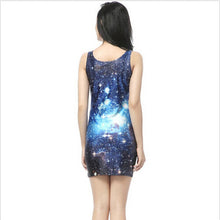 3D Digital Print Vest Dress Women Dress Womens Sexy Bodycon Mini Dress Star Wars Harry Potter Galaxy Black Print Dress EF8