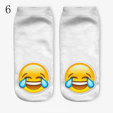 3D Emoji Printing Expression Socks Women Men Socks Funny Low Ankle Short Socks EF8