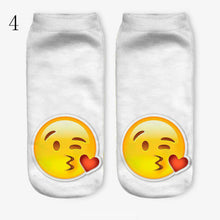 3D Emoji Printing Expression Socks Women Men Socks Funny Low Ankle Short Socks EF8