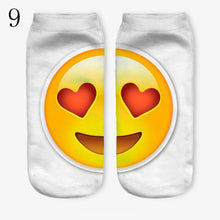 3D Emoji Printing Expression Socks Women Men Socks Funny Low Ankle Short Socks EF8