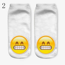 3D Emoji Printing Expression Socks Women Men Socks Funny Low Ankle Short Socks EF8