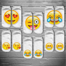 3D Emoji Printing Expression Socks Women Men Socks Funny Low Ankle Short Socks EF8