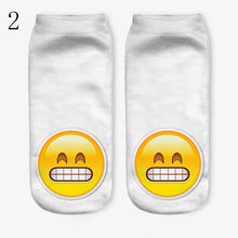 3D Emoji Printing Expression Socks Women Men Socks Funny Low Ankle Short Socks EF8