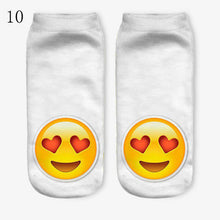 3D Emoji Printing Expression Socks Women Men Socks Funny Low Ankle Short Socks EF8