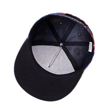 3D Print Snapback Caps Colorful Hip Hop Baseball Cap Dragon Flat Hats For Men Starry Sky Casquette Blue EF8