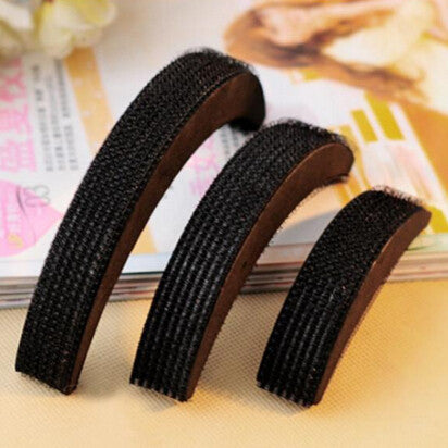 3Pcs Sponge Hair Maker Styling Twist Magic Bun Hair Base Bump Styling Insert Tool Volume Twist Bun Hair Base EF8