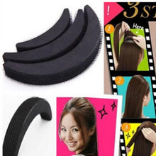 3Pcs Sponge Hair Maker Styling Twist Magic Bun Hair Base Bump Styling Insert Tool Volume Twist Bun Hair Base EF8