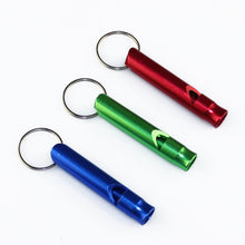 3pc Mix Aluminum Emergency Survival Interior Design Whistle Keychain For Camping Hiking Outdoor Sport Bicycle Cycling Gift EF8
