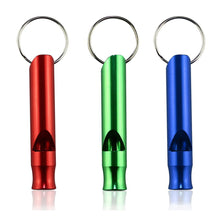 3pc Mix Aluminum Emergency Survival Interior Design Whistle Keychain For Camping Hiking Outdoor Sport Bicycle Cycling Gift EF8