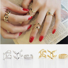 3pc Gold Sliver Arrow Shape Knuckle Rings Set punk cuff finger ring set gift for women girl EF8