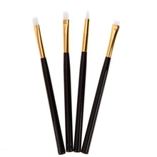 4pc Makeup Brushes Set Synthetic Kabuki Flat Foundation Eyeshadow Eyeliner Lip Cosmetic Brushes Maquiagem StockClearance EF8