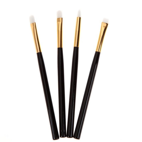 4pc Makeup Brushes Set Synthetic Kabuki Flat Foundation Eyeshadow Eyeliner Lip Cosmetic Brushes Maquiagem StockClearance EF8