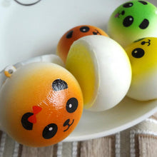 4 cm Cute P a Squishy Kawaii Buns Bread Charms Key Bag Cell Phone Straps Bag Parts   Accessories EF8