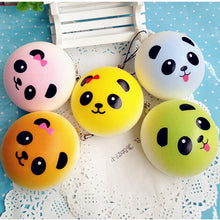 4 cm Cute P a Squishy Kawaii Buns Bread Charms Key Bag Cell Phone Straps Bag Parts   Accessories EF8