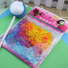 400Pcs Child Baby TPU Hair Holders Rubber B s Elastics Girl's Tie Gum EF8