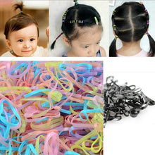 400Pcs Child Baby TPU Hair Holders Rubber B s Elastics Girl's Tie Gum EF8