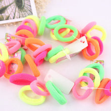 40Pcs Colorful Child Hair Holders Cute Rubber Hair B s Elastics Accessories 3cm Girl Women Charms Tie Gum Headb s EF8