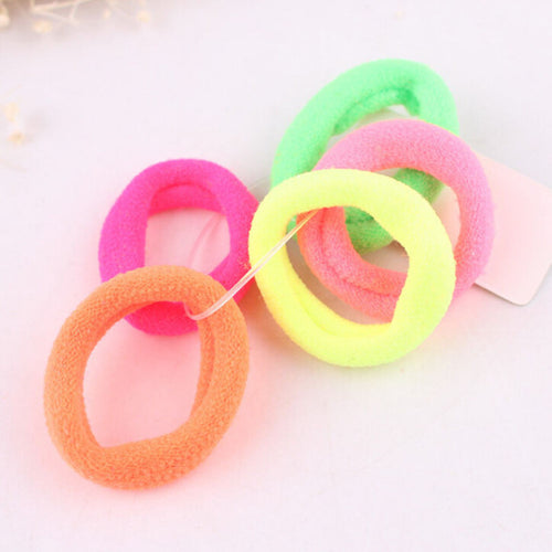 40Pcs Colorful Child Hair Holders Cute Rubber Hair B s Elastics Accessories 3cm Girl Women Charms Tie Gum Headb s EF8