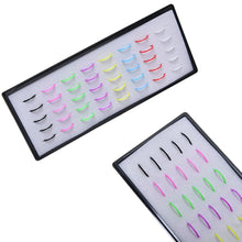 40pcs box Neon Color Surgical Stainless Steel Fake Piercing Hoop Nose Ring EF8