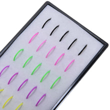 40pcs box Neon Color Surgical Stainless Steel Fake Piercing Hoop Nose Ring EF8