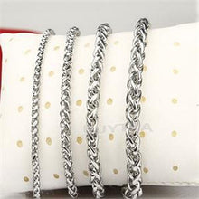 45cm man chain Black Stainless Steel Necklace 3 4 5 6MM Box Link Chain Men Necklaces Never Fade EF8