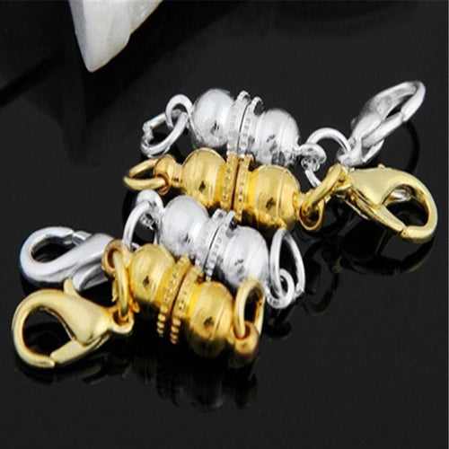 4Pcs Strong Ball Magnetic Clasps For Necklace Bracelet Chain Buckle Hook Jewelry Findings EF8