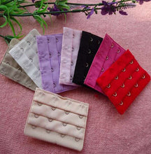 4Pcs Ladies Useful Bra Extenders Strap Extension 4 Hooks 4 Rows Adjustable Belt Buckle Multi Color Available  EF8
