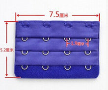4Pcs Ladies Useful Bra Extenders Strap Extension 4 Hooks 4 Rows Adjustable Belt Buckle Multi Color Available  EF8