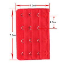 4Pcs Ladies Useful Bra Extenders Strap Extension 4 Hooks 4 Rows Adjustable Belt Buckle Multi Color Available  EF8