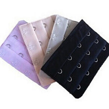 4Pcs Ladies Useful Bra Extenders Strap Extension 4 Hooks 4 Rows Adjustable Belt Buckle Multi Color Available  EF8