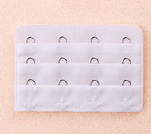 4Pcs Ladies Useful Bra Extenders Strap Extension 4 Hooks 4 Rows Adjustable Belt Buckle Multi Color Available  EF8