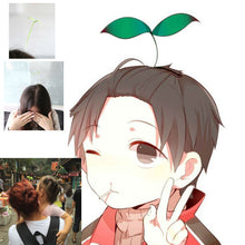 4Pcs Novelty grass clips popular headwear clasp antenna hairpins 4*6cm hair pin bean sprout headwear EF8