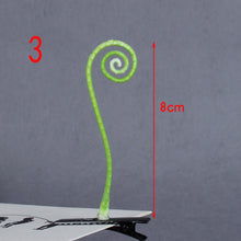 4Pcs Novelty grass clips popular headwear clasp antenna hairpins 4*6cm hair pin bean sprout headwear EF8
