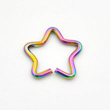 5 Colors s Punk Ear Cuff Wrap Five Pointed Star Clip On Earring Non Piercing Jewelry EF8