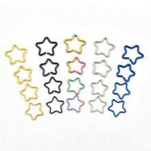 5 Colors s Punk Ear Cuff Wrap Five Pointed Star Clip On Earring Non Piercing Jewelry EF8