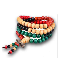 5 Colors 6mm 108 Prayer Bead Mala Multi-layer Bracelet Women Men S alwood Buddhist Buddha Meditation Bracelets EF8