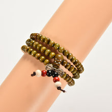 5 Colors 6mm 108 Prayer Bead Mala Multi-layer Bracelet Women Men S alwood Buddhist Buddha Meditation Bracelets EF8